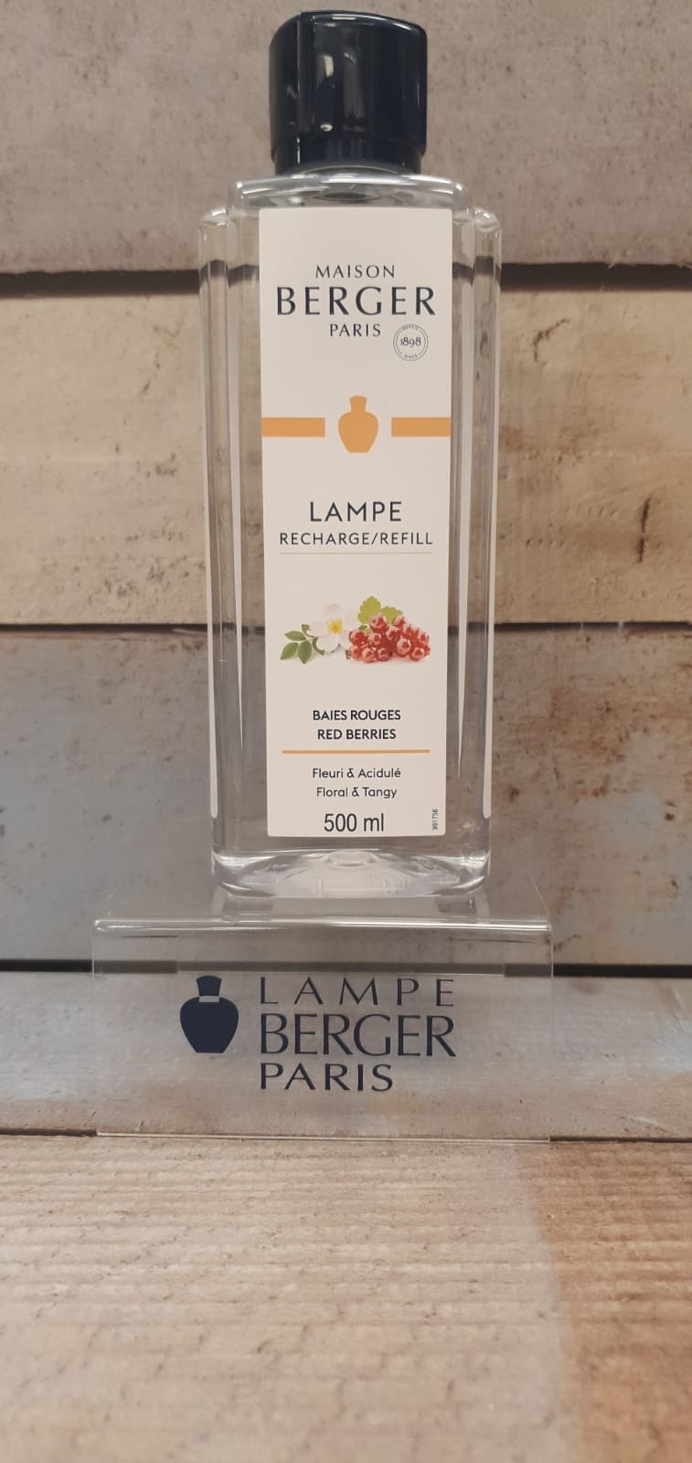 Maison Berger - Recharge Lampe Berger 500 ml - Baies Rouges